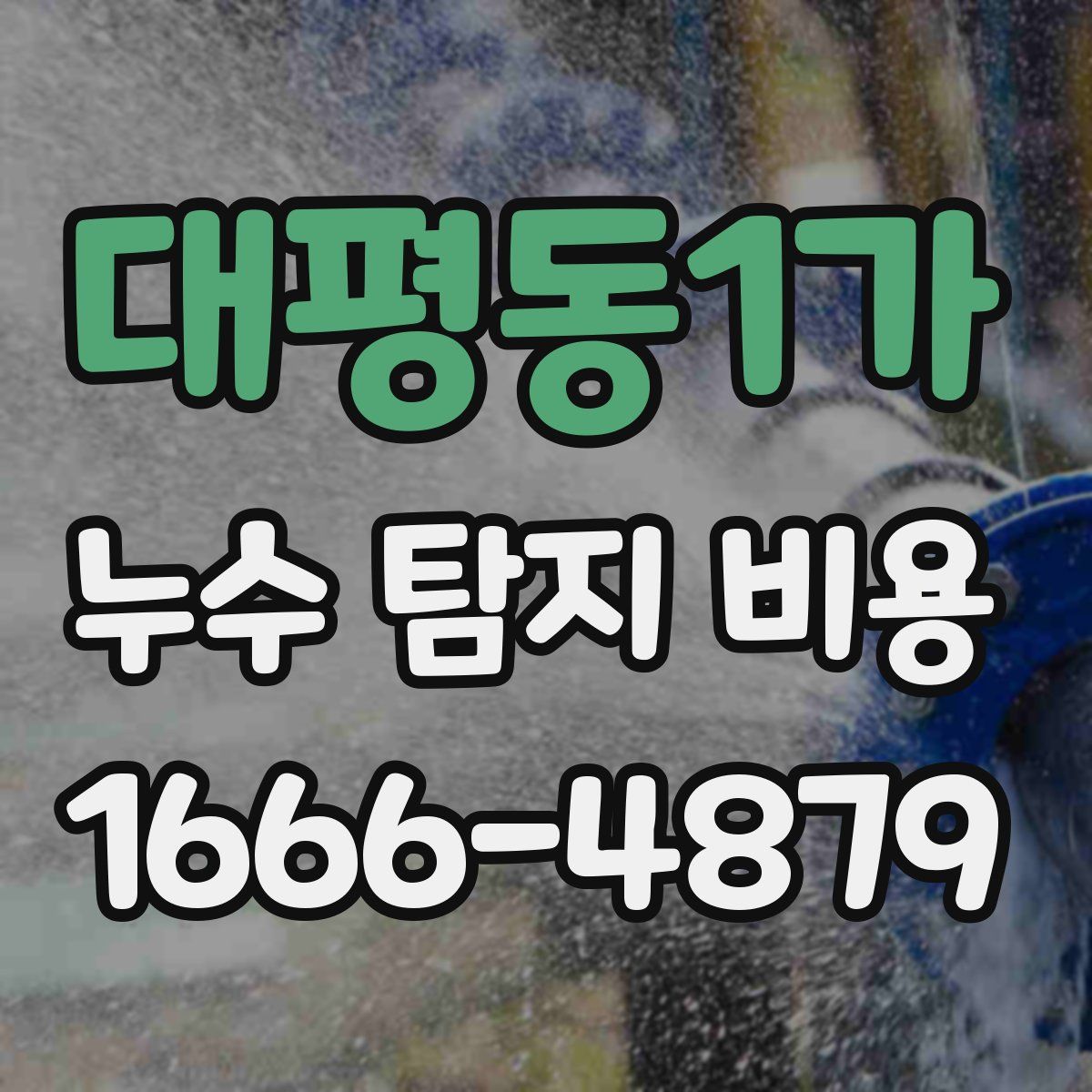 대평동1가 누수 탐지 비용