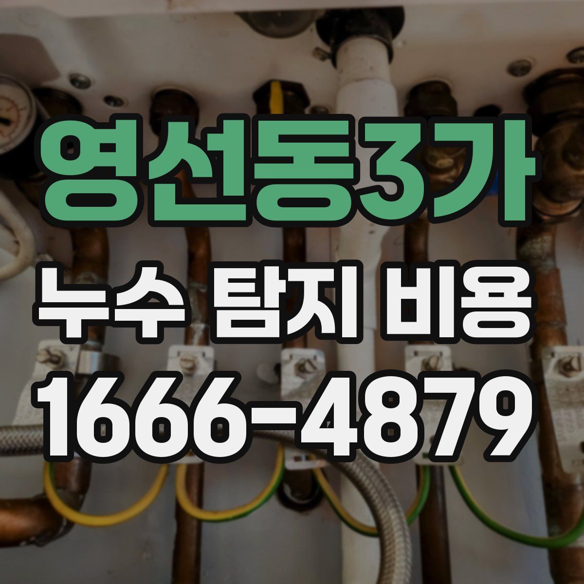 영선동3가 누수 탐지 비용