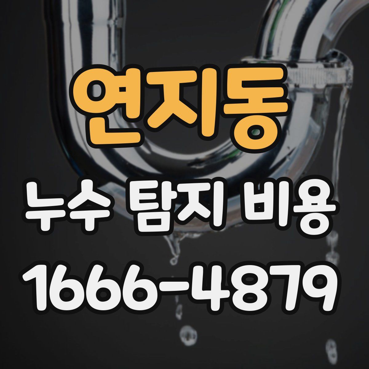 연지동 누수 탐지 비용