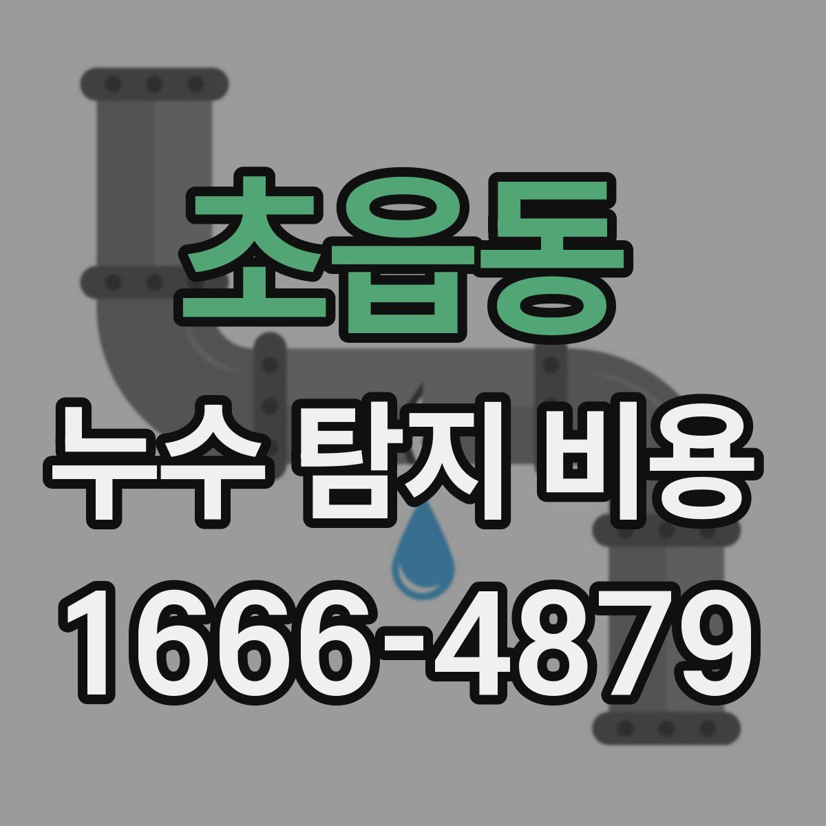 초읍동 누수 탐지 비용