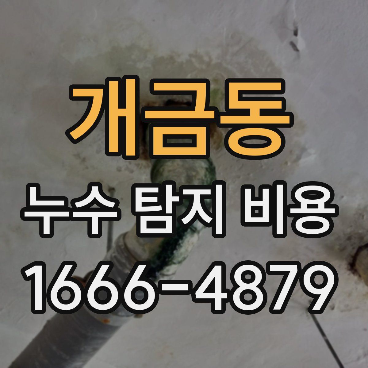 개금동 누수 탐지 비용