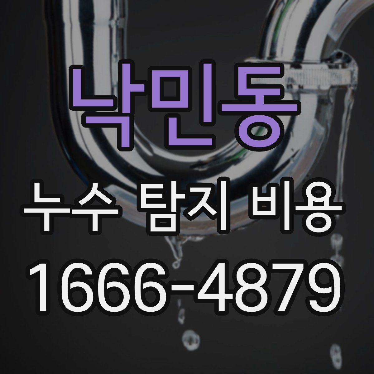 낙민동 누수 탐지 비용