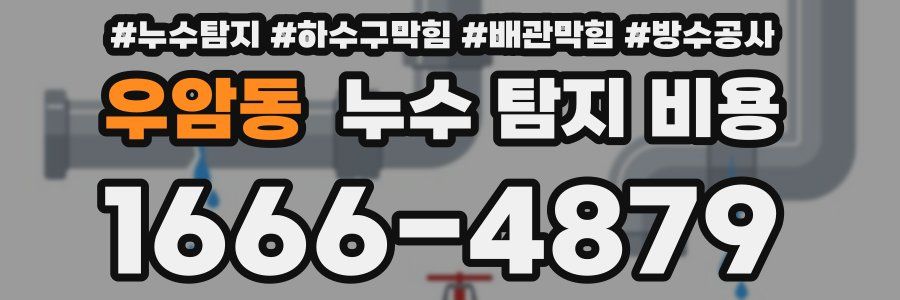 우암동 누수 탐지 비용