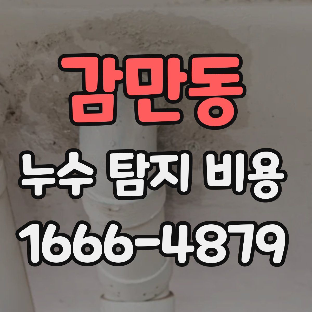 감만동 누수 탐지 비용