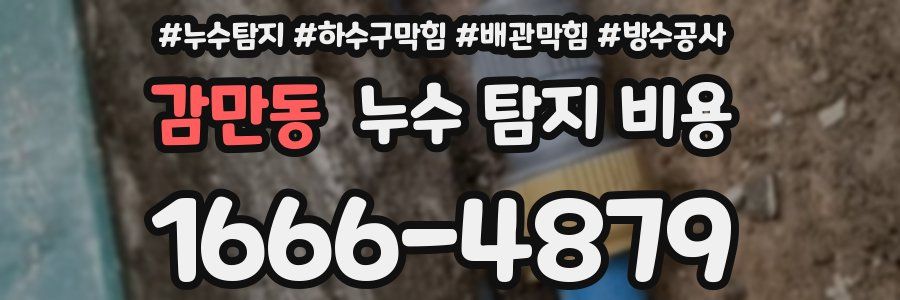 감만동 누수 탐지 비용