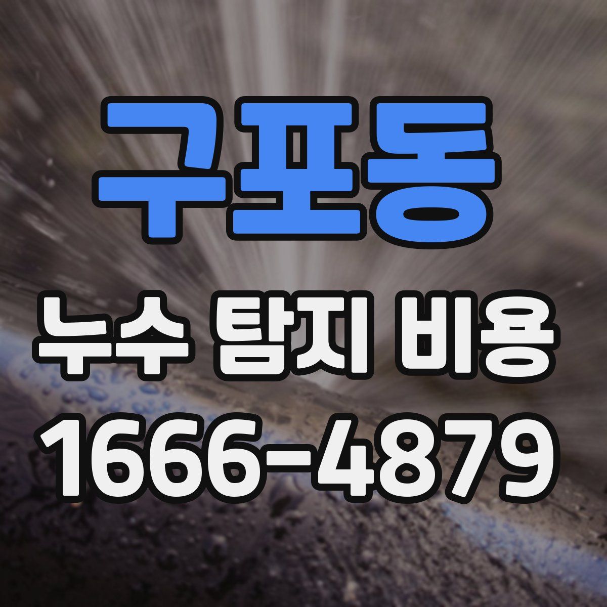구포동 누수 탐지 비용