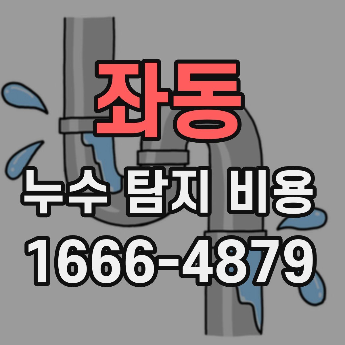좌동 누수 탐지 비용