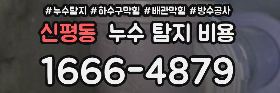 신평동 누수 탐지 비용