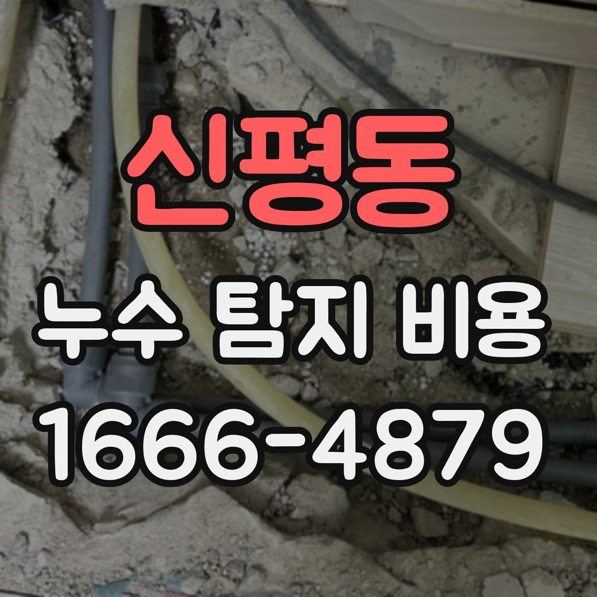 신평동 누수 탐지 비용