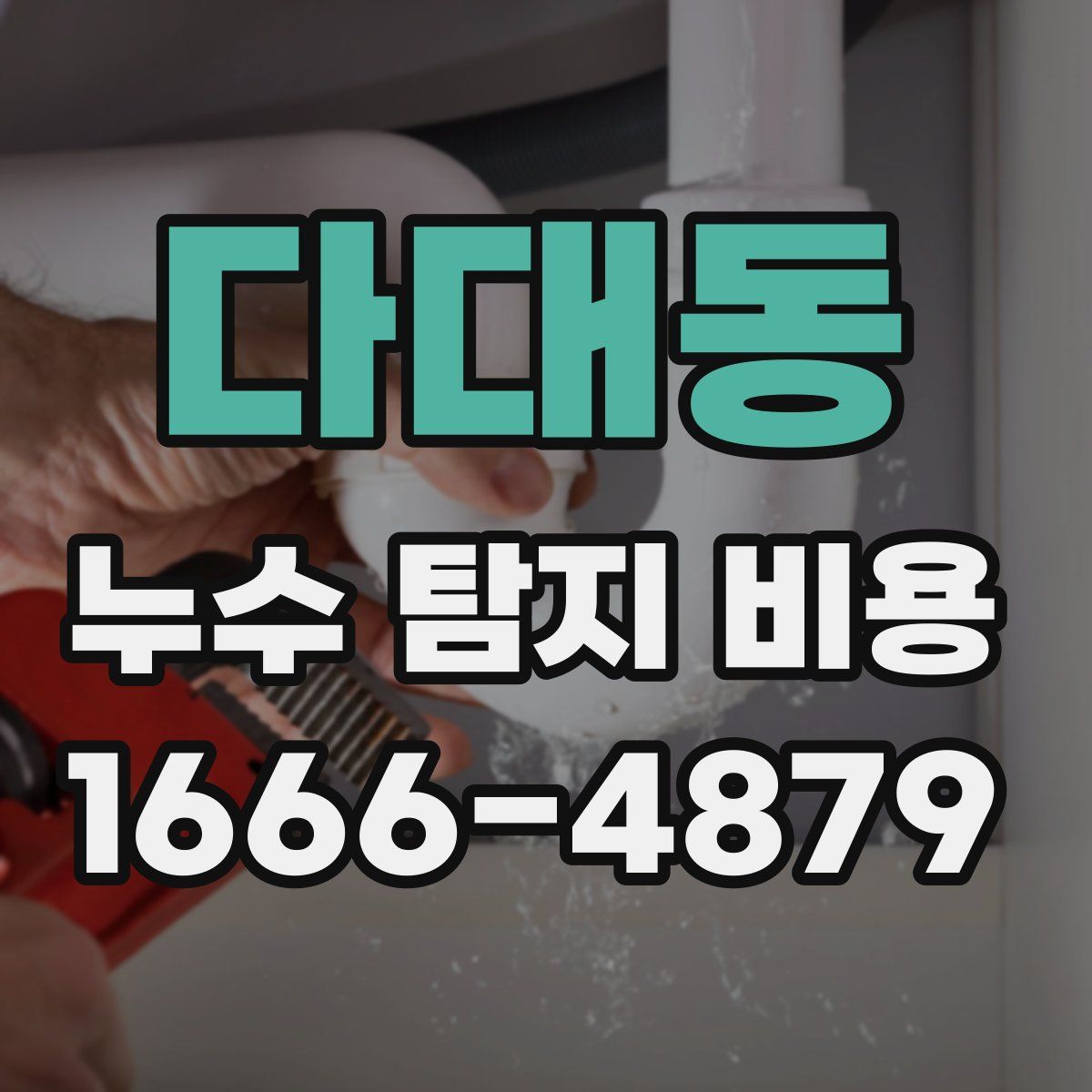 다대동 누수 탐지 비용