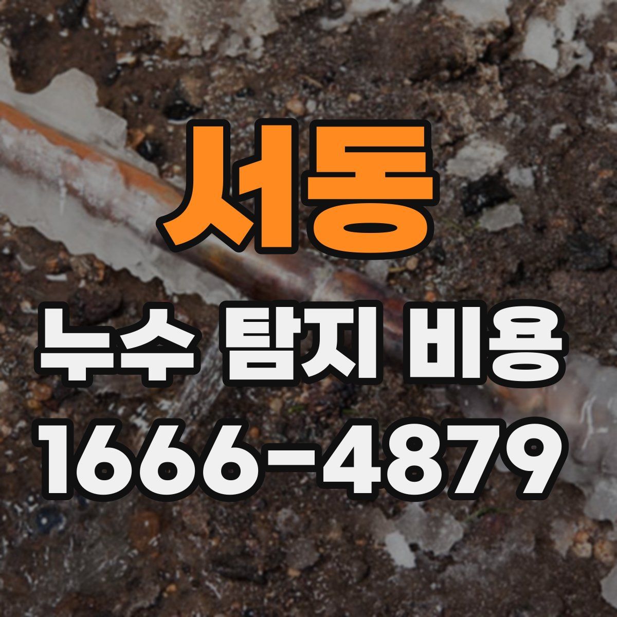 서동 누수 탐지 비용
