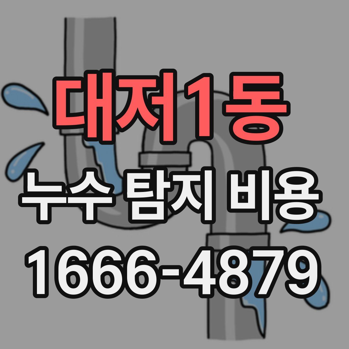 대저1동 누수 탐지 비용