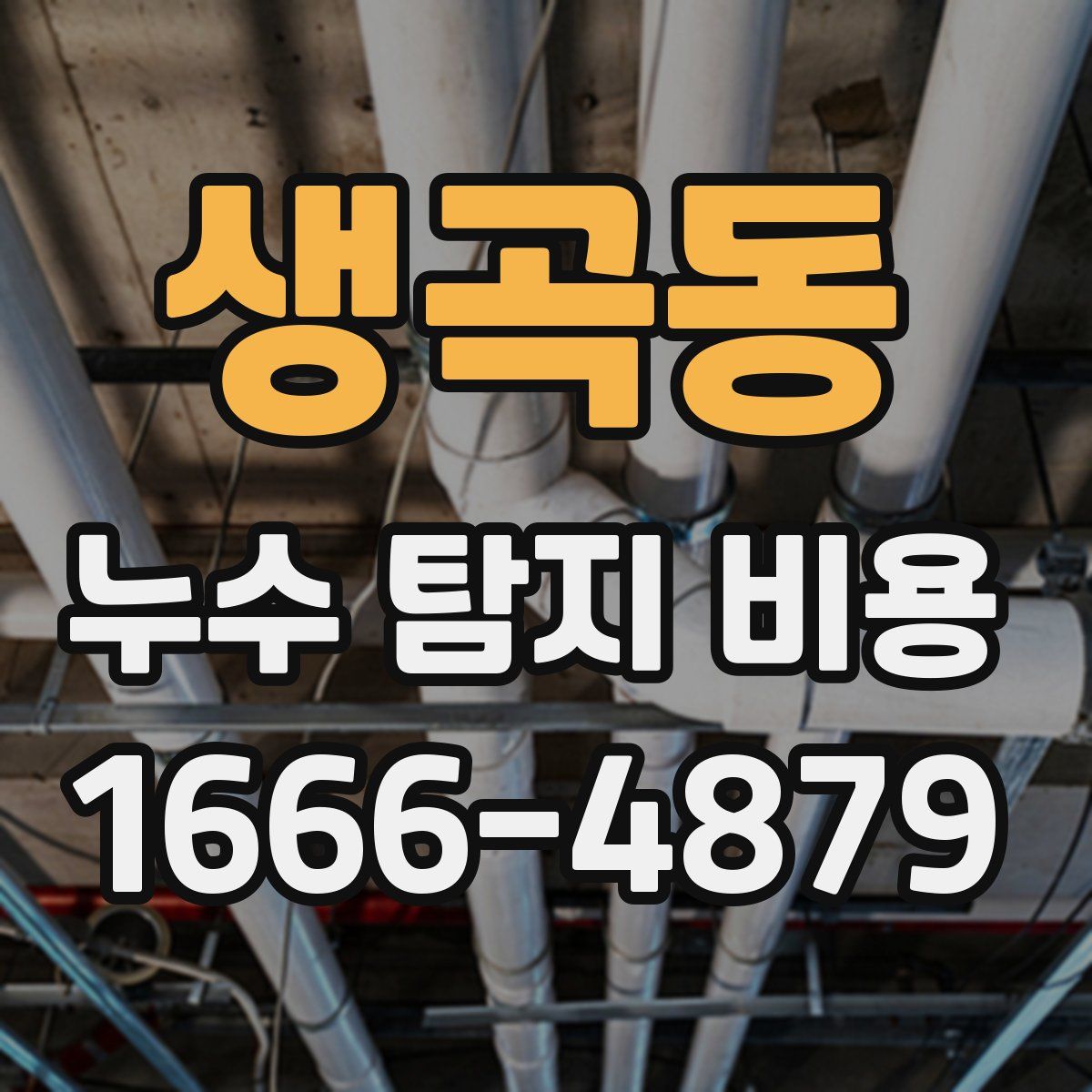 생곡동 누수 탐지 비용