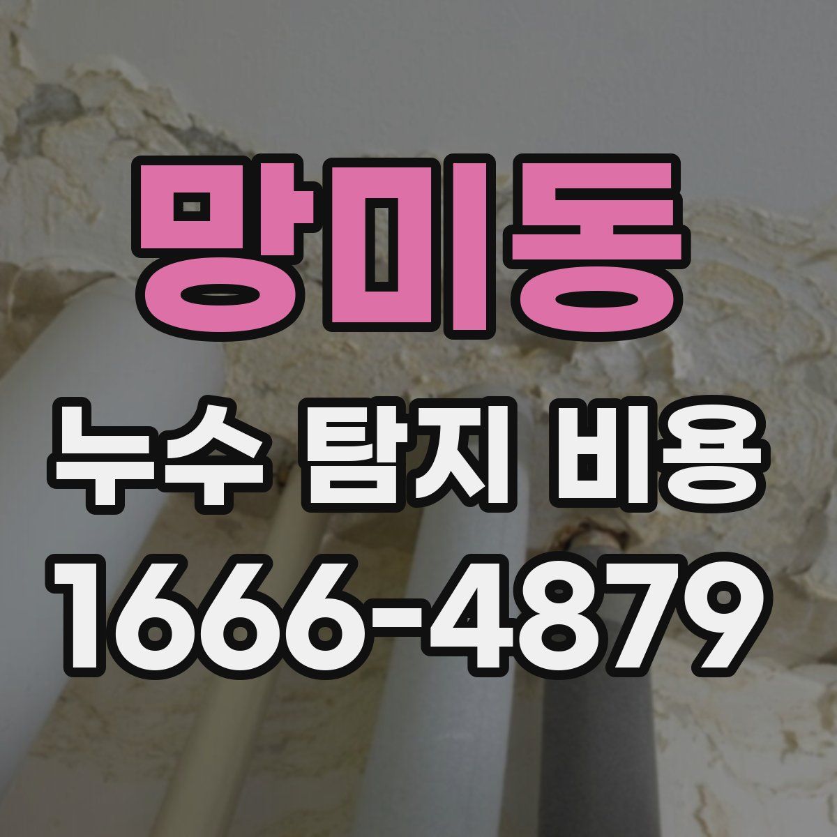 망미동 누수 탐지 비용