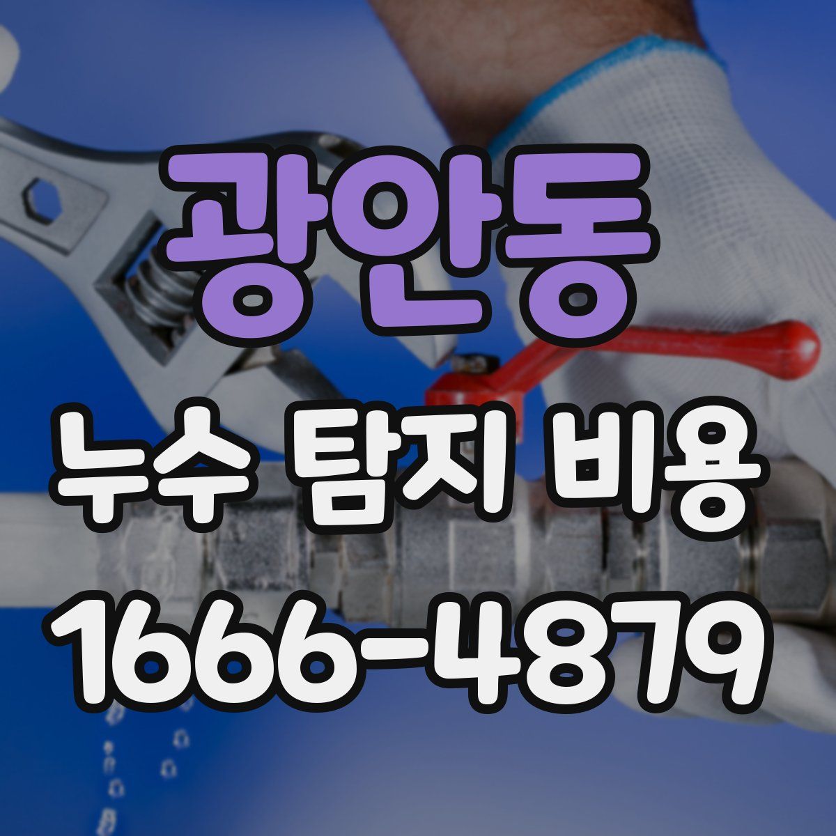 광안동 누수 탐지 비용