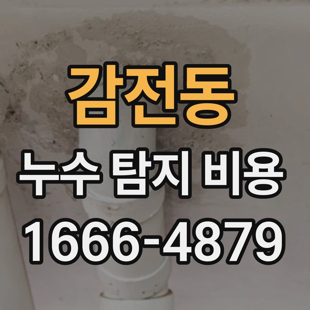 감전동 누수 탐지 비용