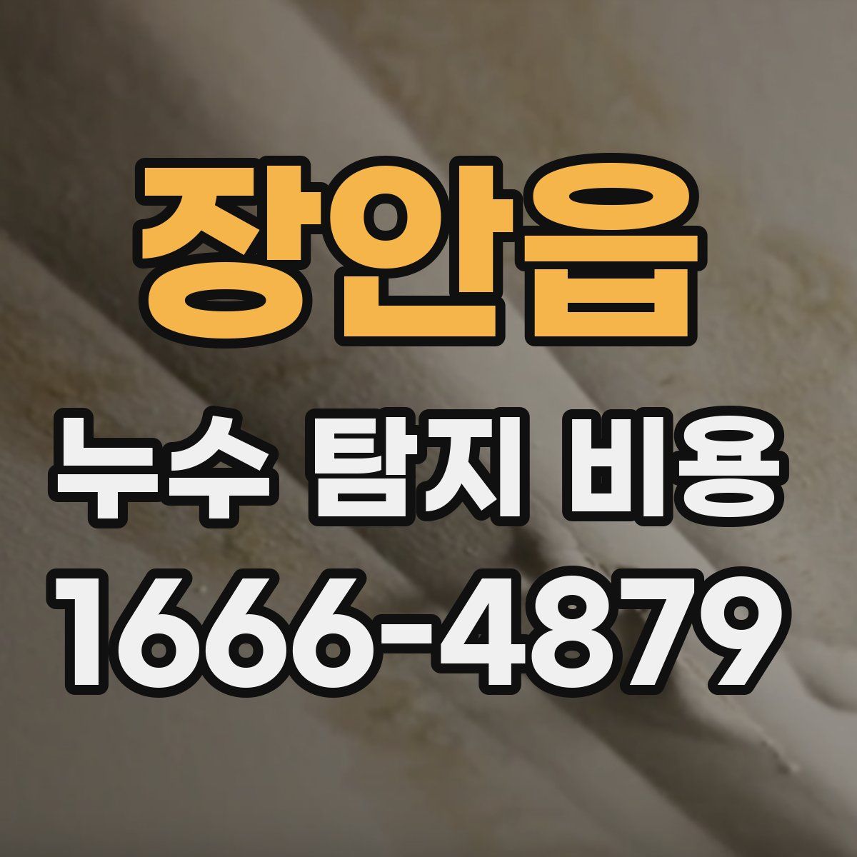 장안읍 누수 탐지 비용