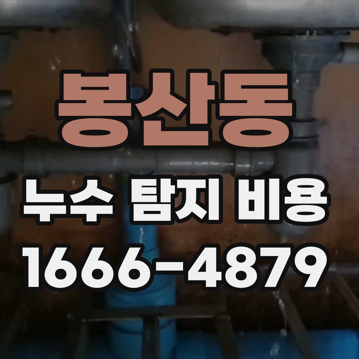 봉산동 누수 탐지 비용