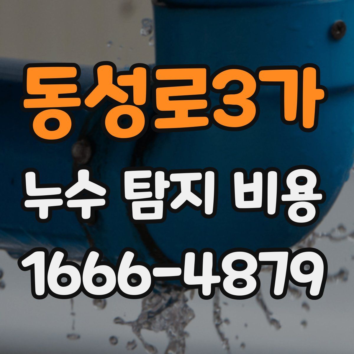 동성로3가 누수 탐지 비용