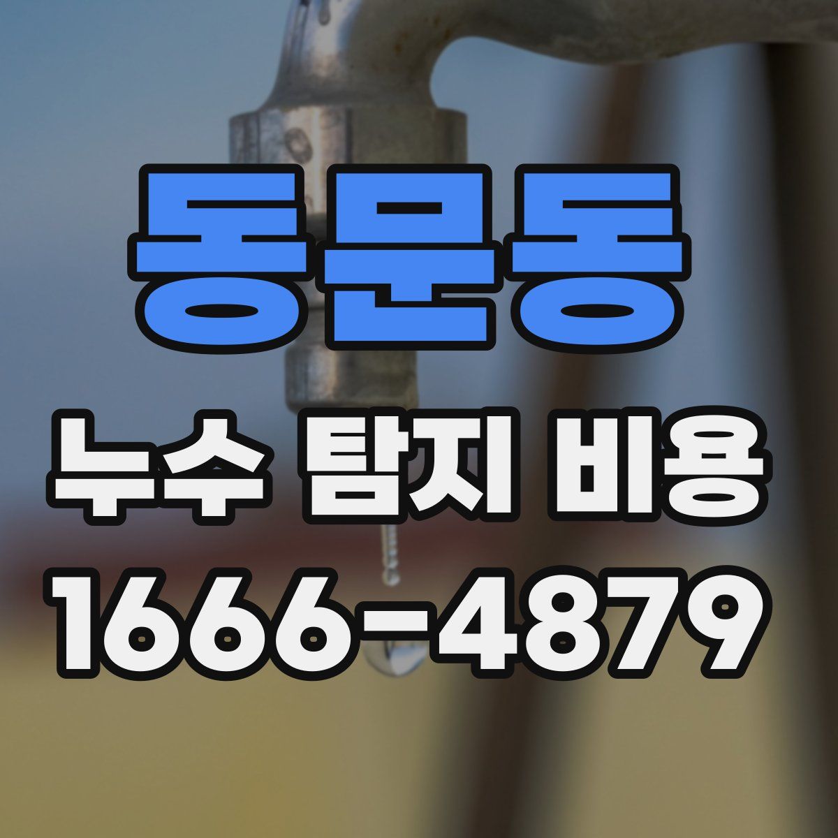 동문동 누수 탐지 비용