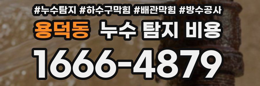 용덕동 누수 탐지 비용