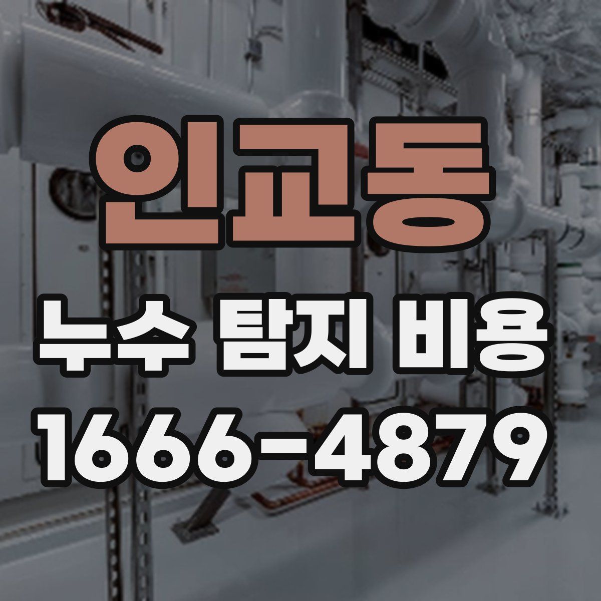 인교동 누수 탐지 비용