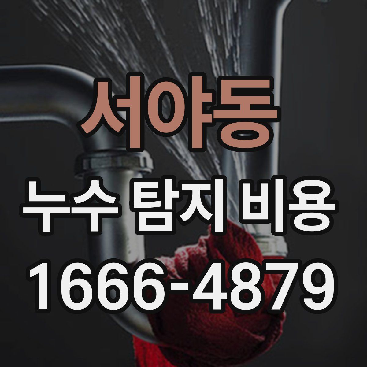 서야동 누수 탐지 비용