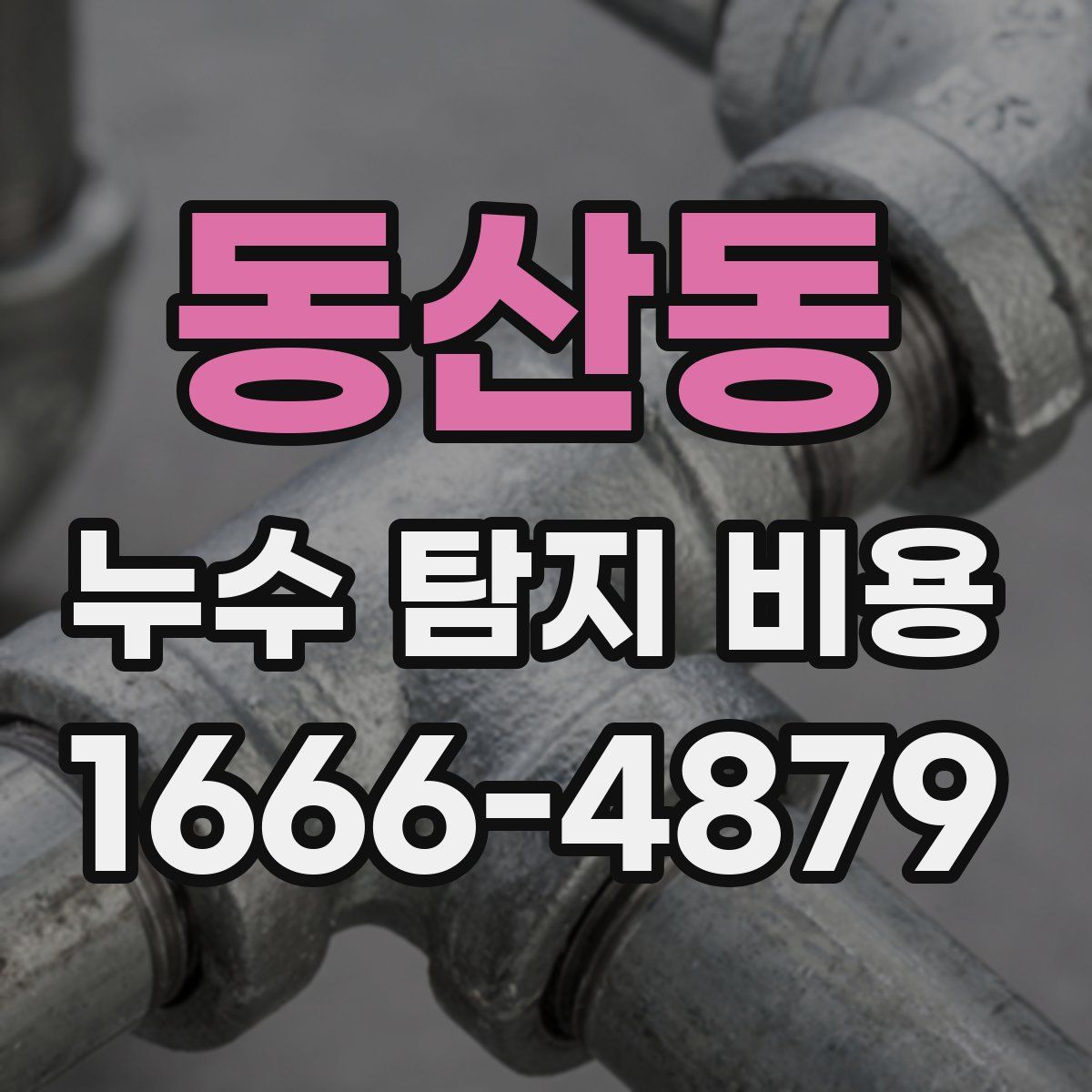 동산동 누수 탐지 비용