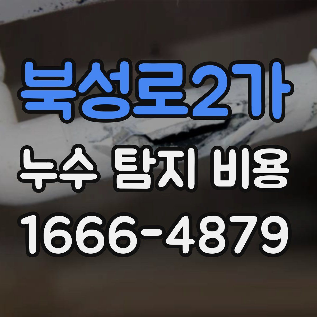 북성로2가 누수 탐지 비용
