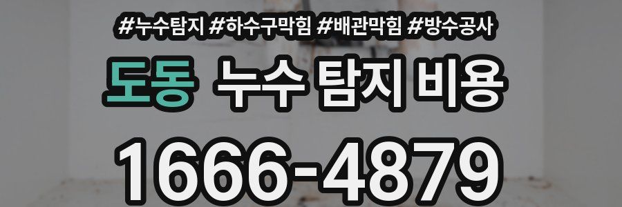 도동 누수 탐지 비용