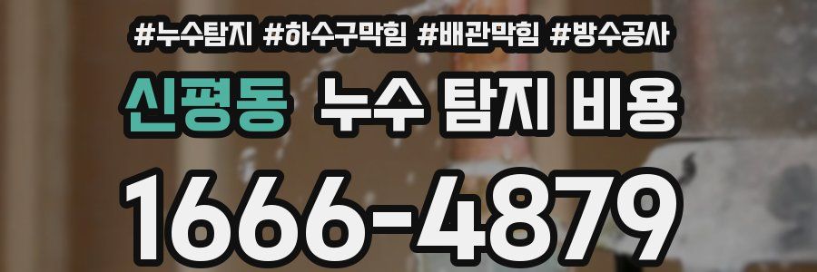 신평동 누수 탐지 비용
