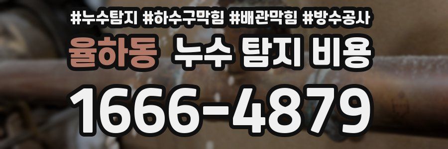 율하동 누수 탐지 비용