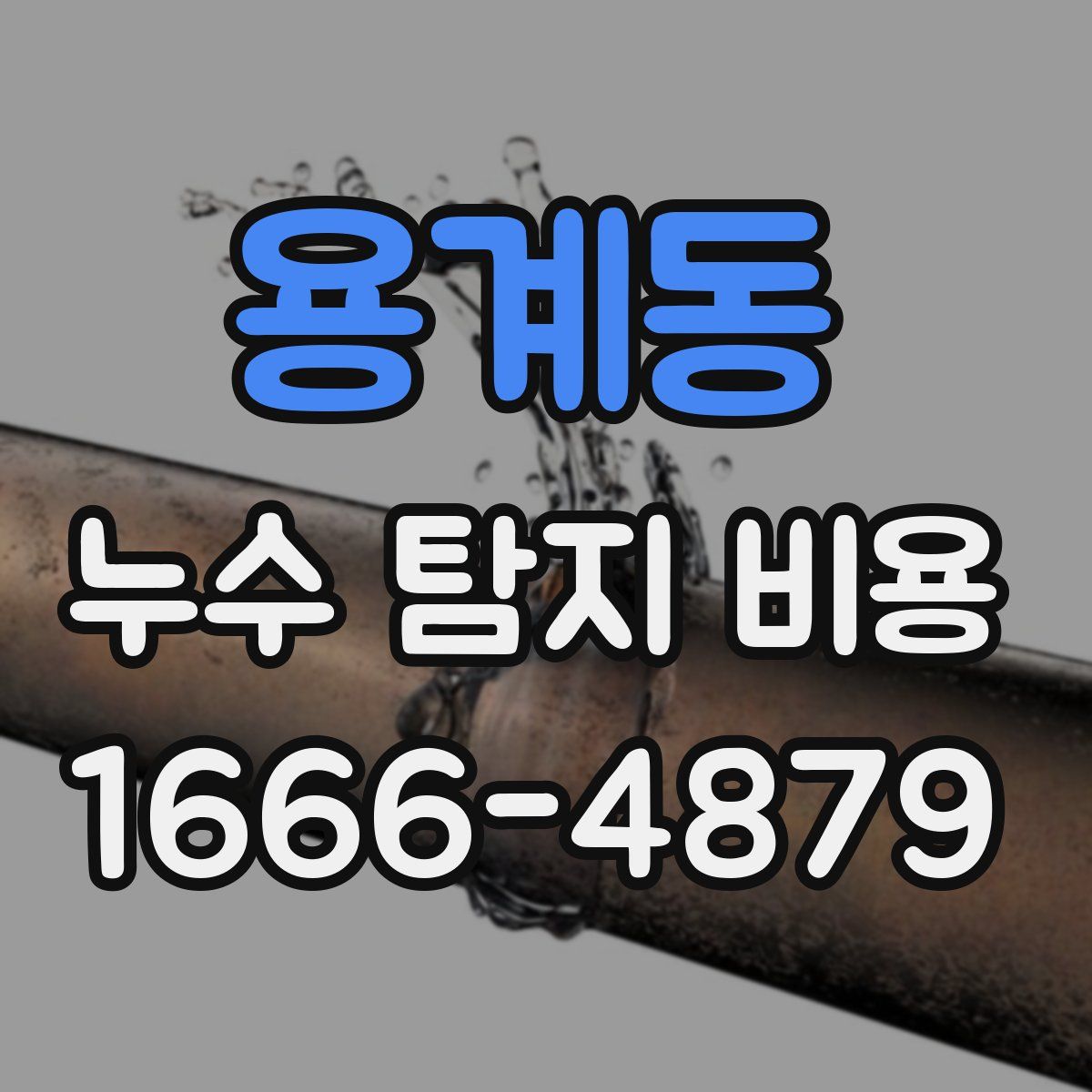 용계동 누수 탐지 비용