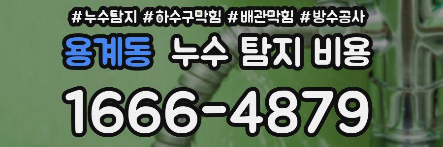 용계동 누수 탐지 비용