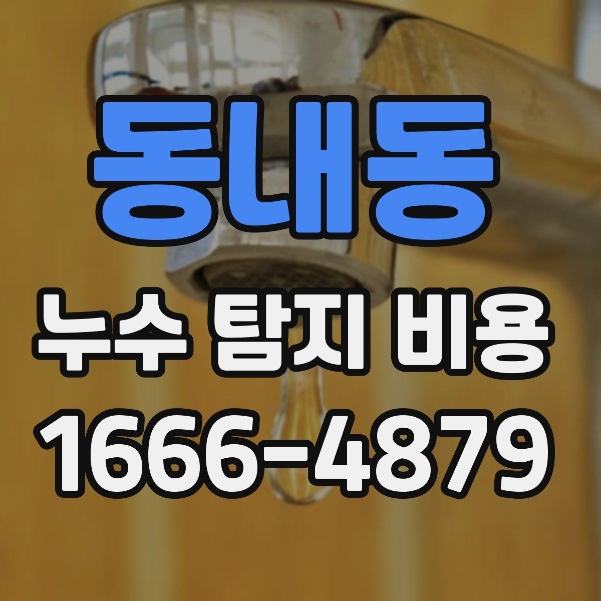 동내동 누수 탐지 비용