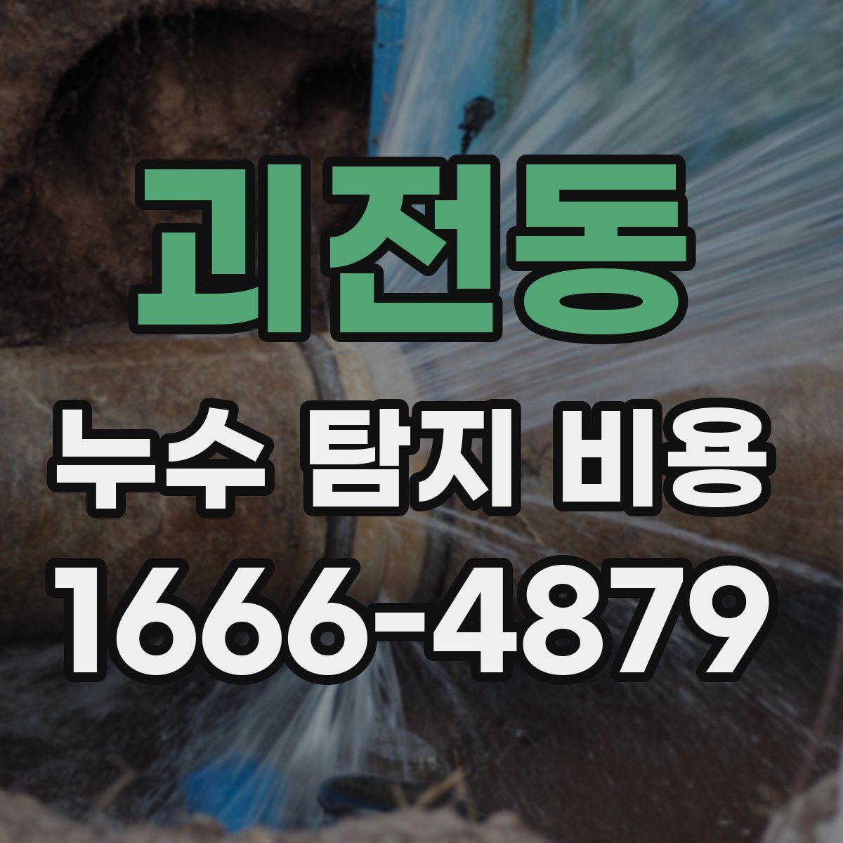 괴전동 누수 탐지 비용
