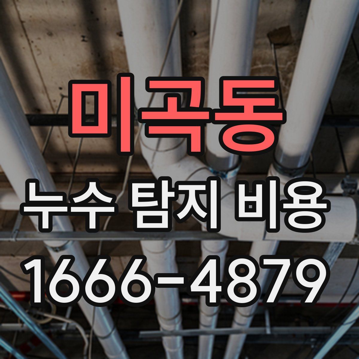 미곡동 누수 탐지 비용