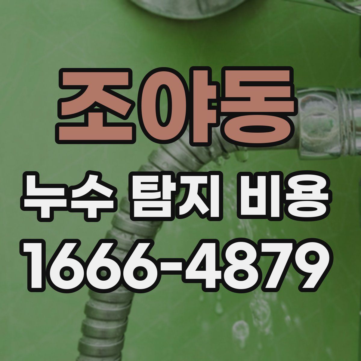 조야동 누수 탐지 비용