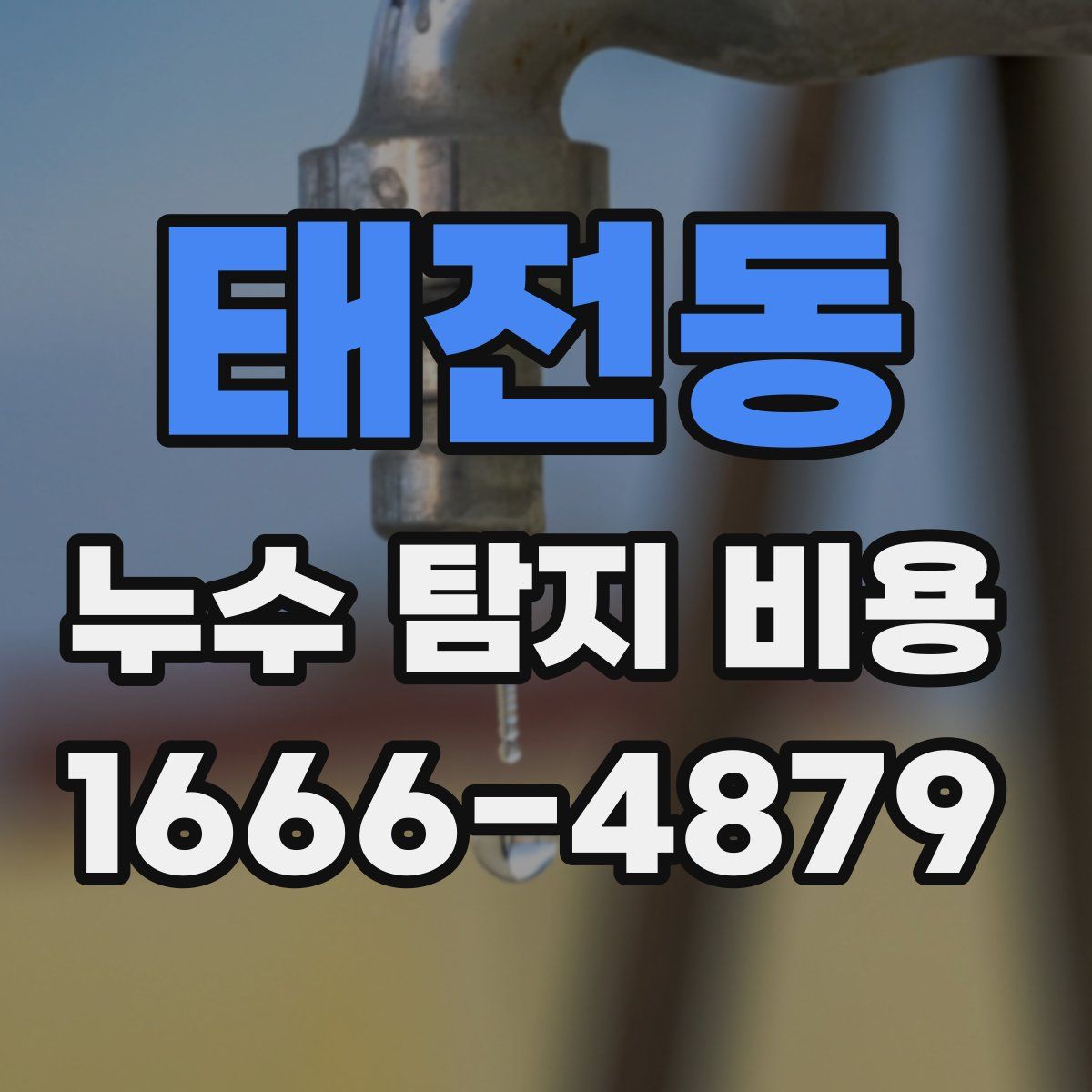 태전동 누수 탐지 비용
