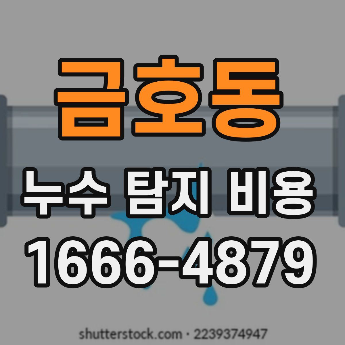 금호동 누수 탐지 비용