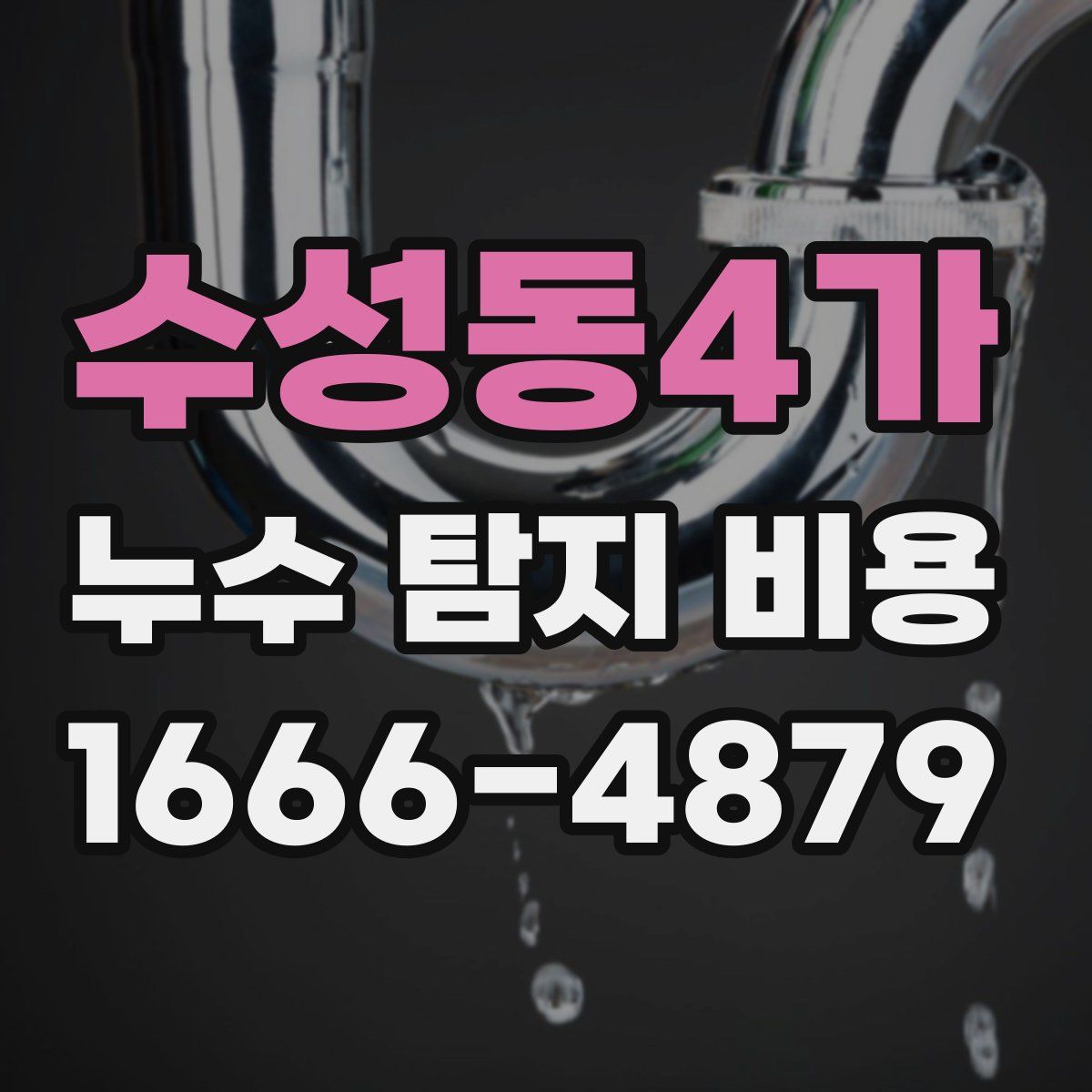 수성동4가 누수 탐지 비용
