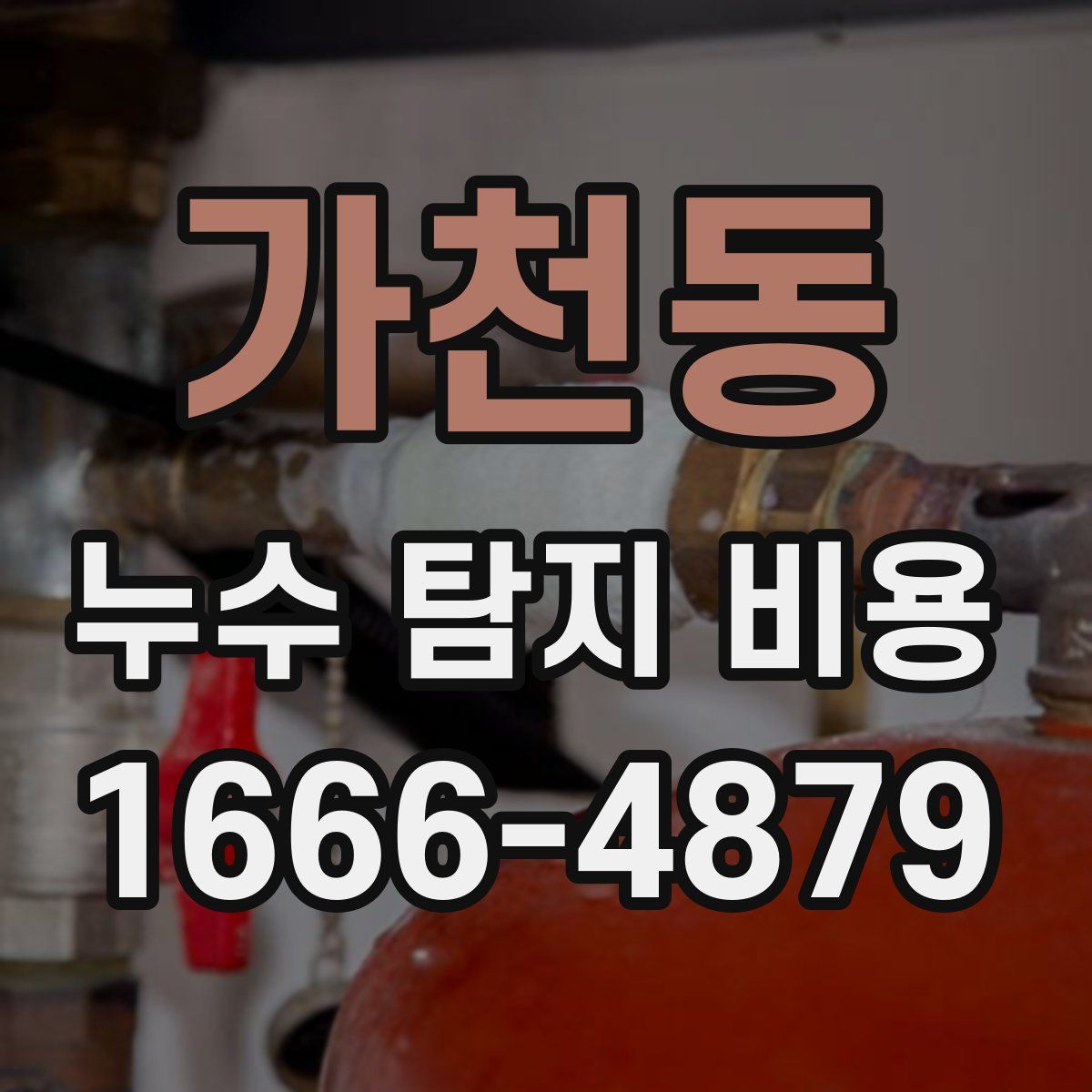 가천동 누수 탐지 비용