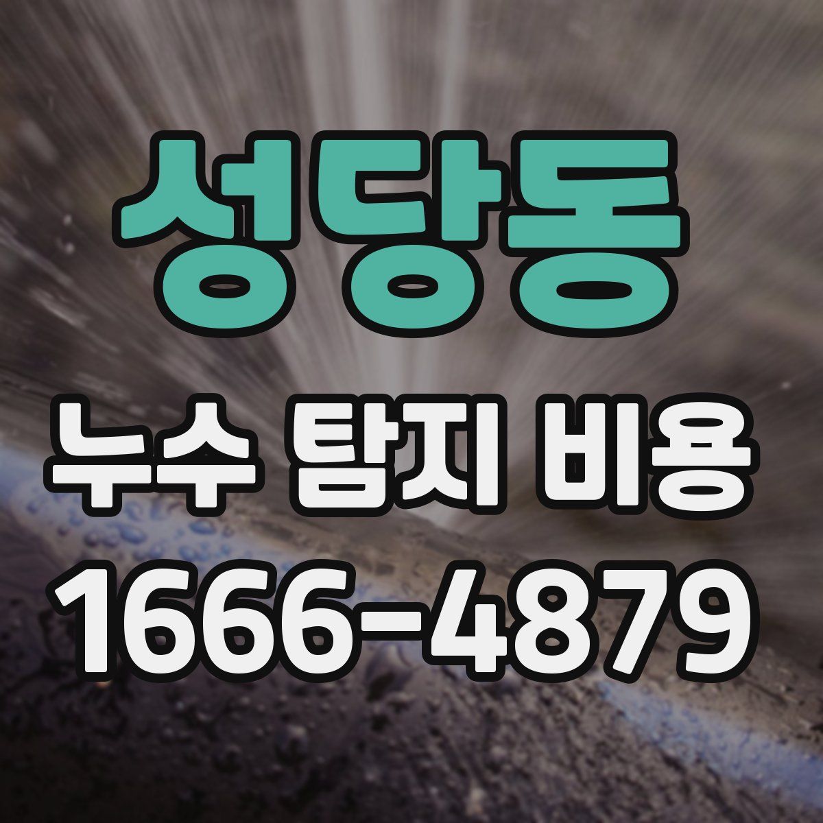 성당동 누수 탐지 비용