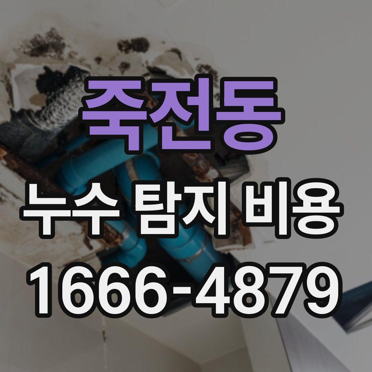 죽전동 누수 탐지 비용