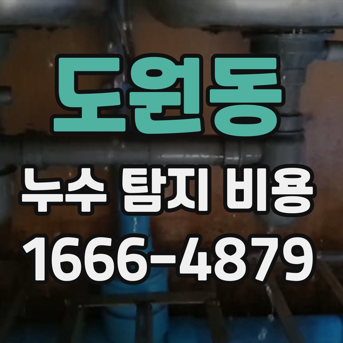 도원동 누수 탐지 비용