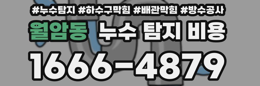 월암동 누수 탐지 비용