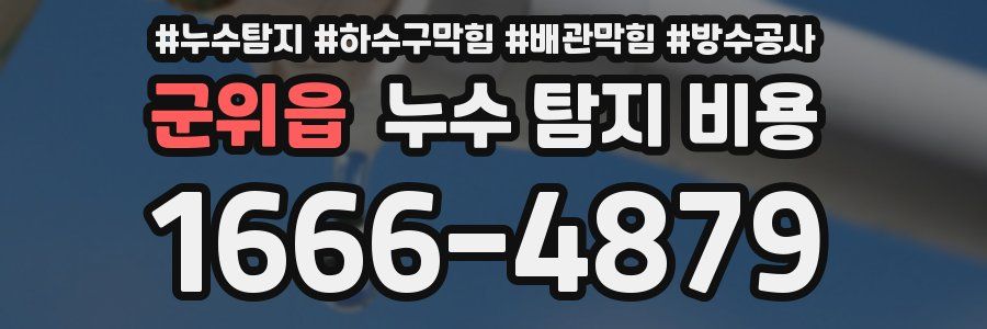 군위읍 누수 탐지 비용