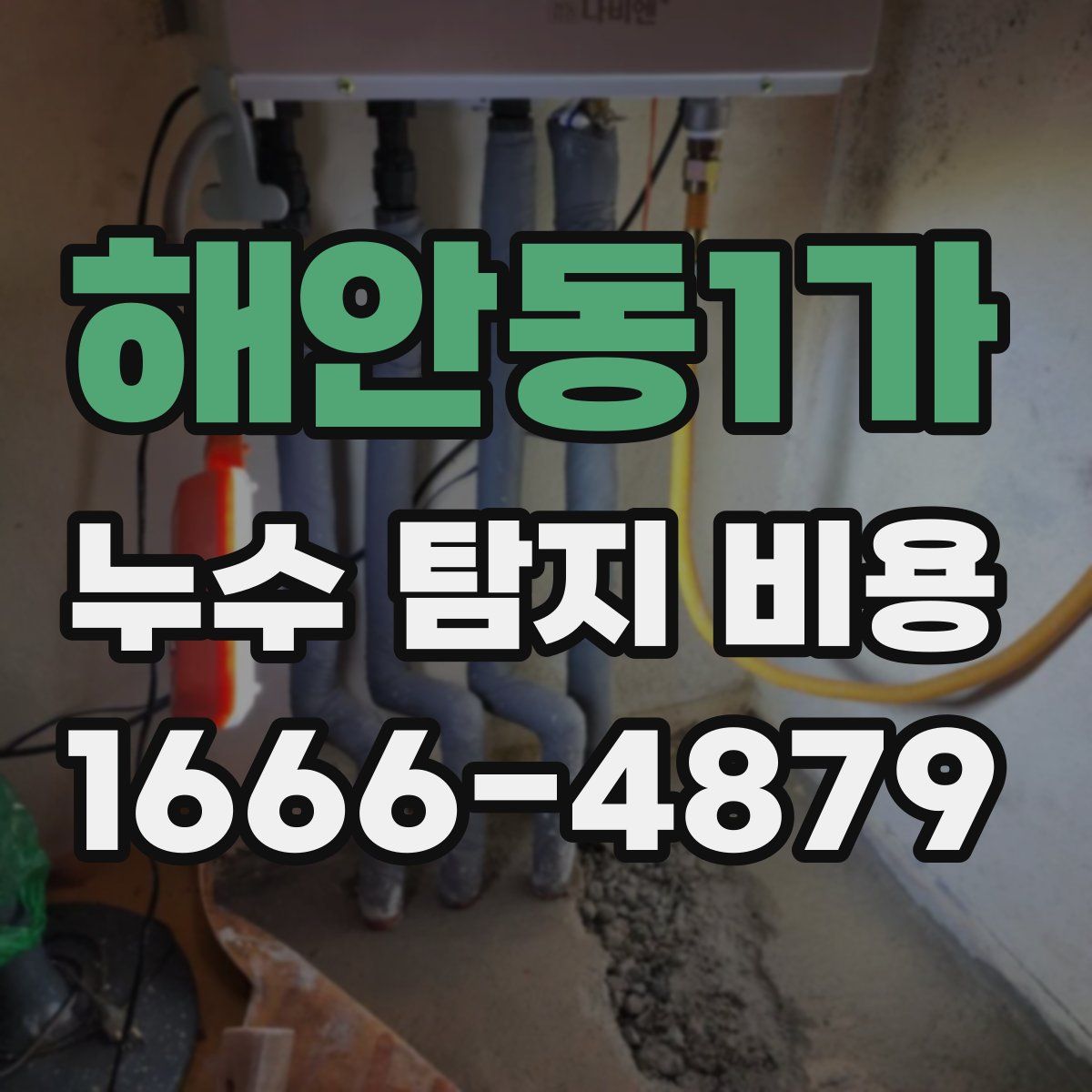해안동1가 누수 탐지 비용