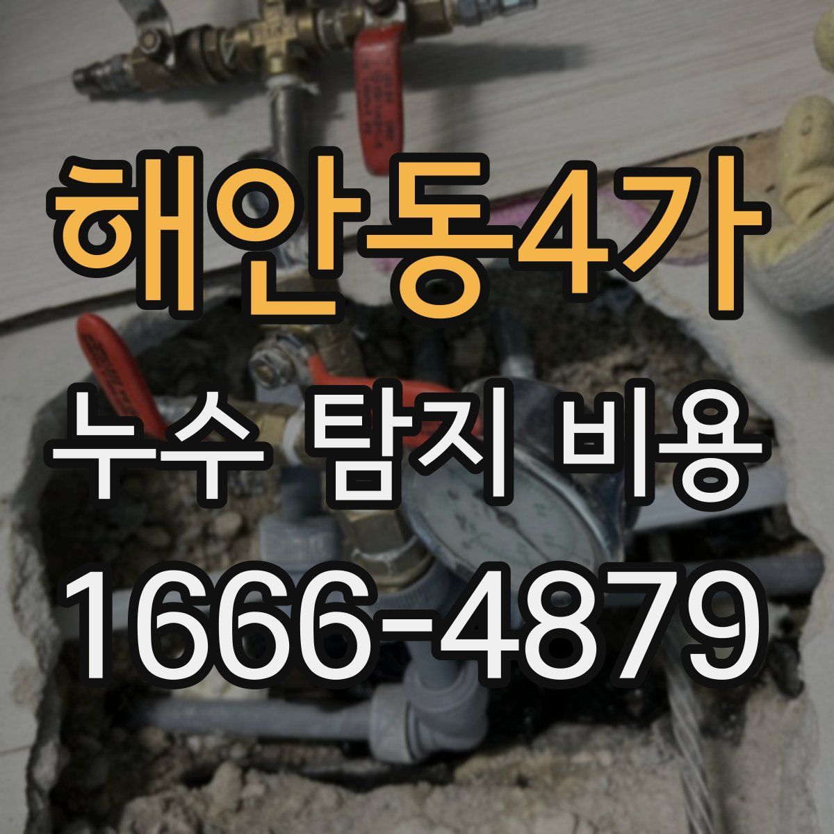해안동4가 누수 탐지 비용