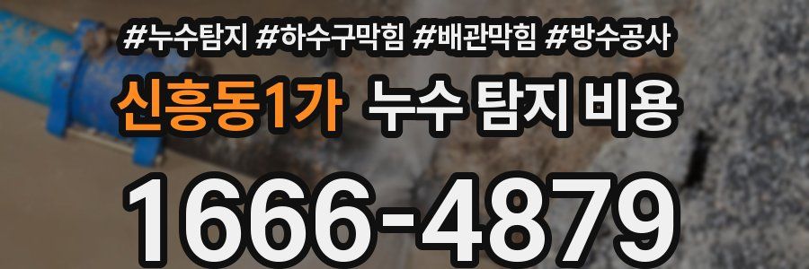 신흥동1가 누수 탐지 비용